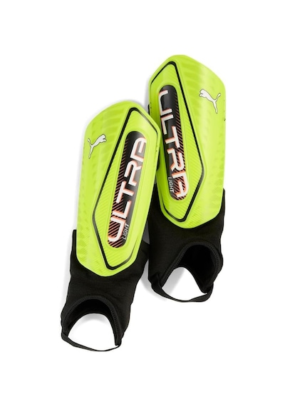 Ultra Light Ankle Unisex Yetişkin Dirseklik, Lime Squeeze-puma Black, L 0000 Parlak Vernik