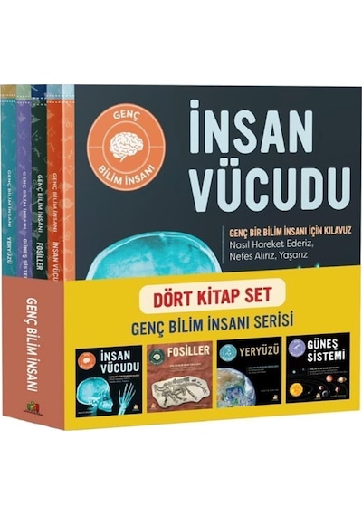 Genç Bilim İnsanı Serisi Seti 4 Kitap Takım