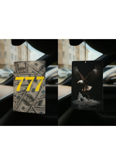 Dolar Manifest 777 Ve Kartal - İkili Oto Kokusu - Dekoratif Araç Kokusu Ve Aksesuarı