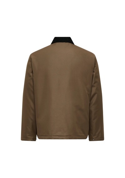Only & Sons Onskosmo Padded Erkek Ceket 22034856 Kahverengi