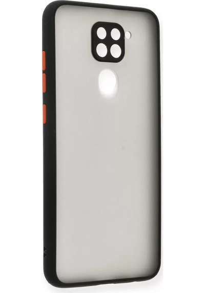 Newface Xiaomi Redmi Note 9 Kılıf Montreal Silikon Kapak - Siyah