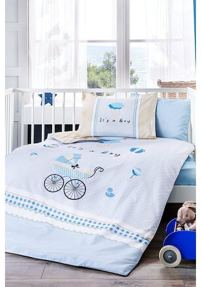 Özdilek  Jouets Bebek Nevresim Takımı Mavi 100 x 150