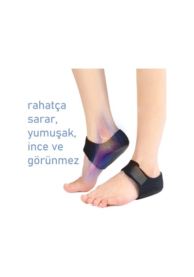 Topuk Dikeni İçin Kumaş Topuk Çorabı Fıstık Top İkisi Birada