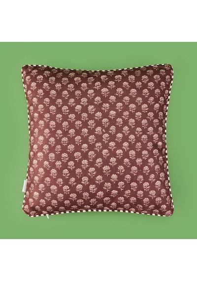 Soft Lule Kırlent - Kahverengi - 45x45 Cm Çok Renkli