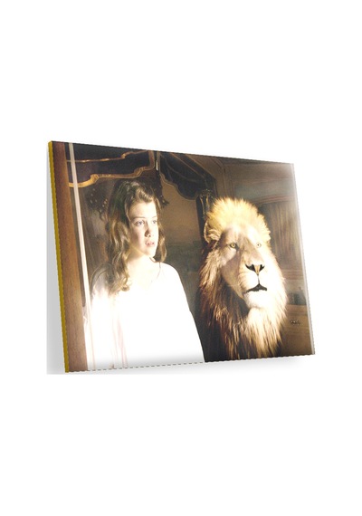 Cakasepetim Narnia Günlükleri Aslan Ve Kız Ahşap Mdf Tablo