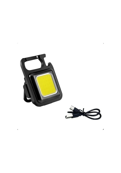 Emin Led Işıklı Flash Özellikli 4 Modlu Anahtarlık El Feneri Najmaddin Standart