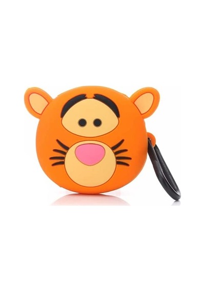 Caseonn Samsung Uyumlu Galaxy Buds Live Kılıf Karakter Figürlü Kaplan Tiggr Sarı - Siyah