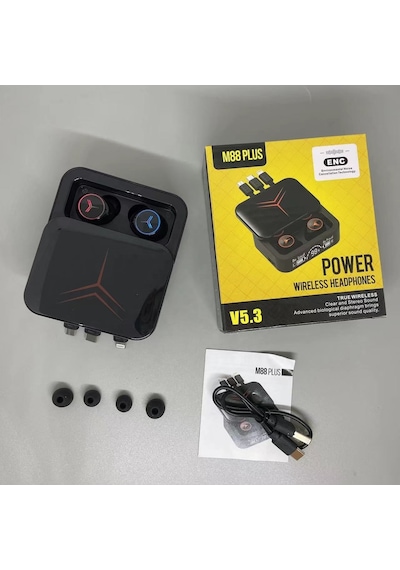 Teknofun M88 Plus Bluetooth 5.3 Powerbank Özellikli Kulak İçi Kulaklık