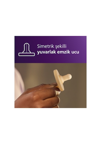 Soothie Emzik, Ortadontik, %100 Silikon, 0-3 Ay, Erkek, Scf191/21