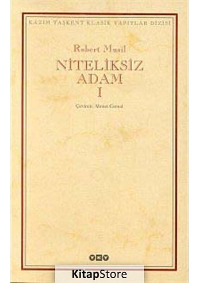 Niteliksiz Adam 1 / Robert Musil N11.2701
