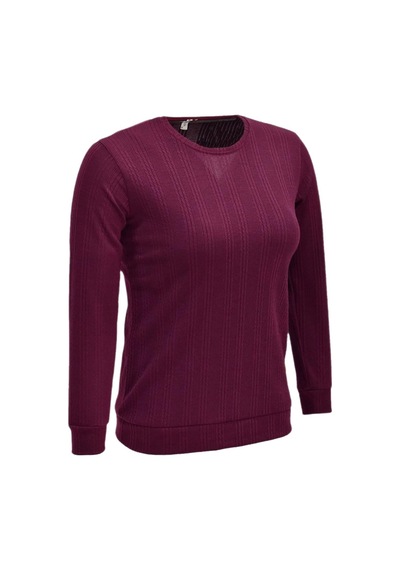 Kadın Spor Kaşkorse Bluz Bgl-st04137 bordo Bordo