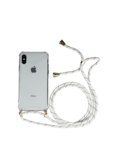 Teknomoda Apple Uyumlu iPhone X / Xs Seffaf Boyun Askili Ipli Kordonlu Kilif 404470238