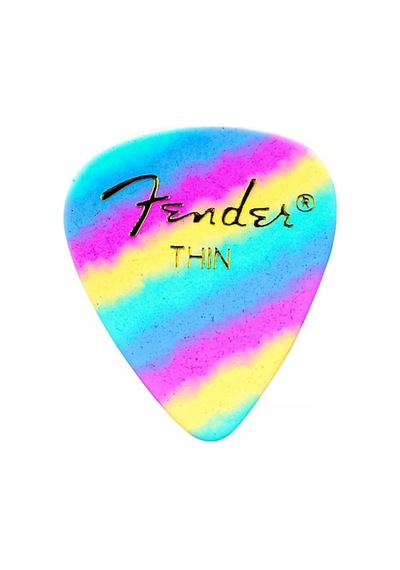 Fender 351 Thin Rainbow 1 Adet Gitar Penası Count