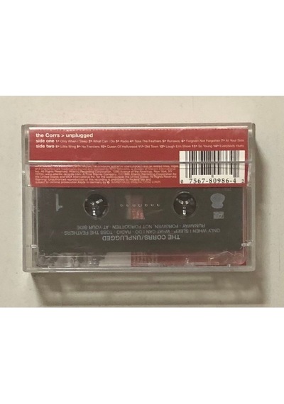 The Corrs Unplugged Kaset Orjinal Dönem Baskı