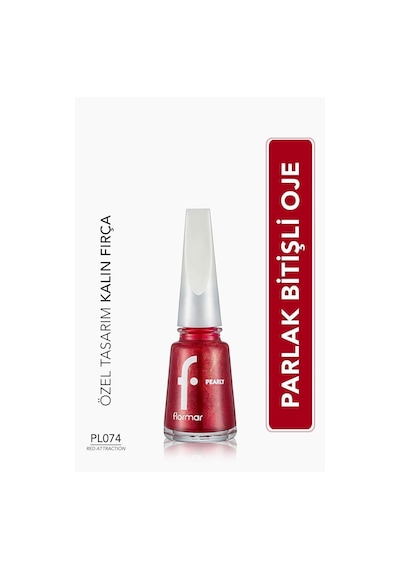 Flormar Oje Yeni Maxi Brush Pearly Pl074 Red Attraction 9053038