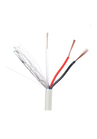 200 Metre Cctv Kablo 2+1 0.22mm Folyolu - Güvenlik Kamera Kablosu