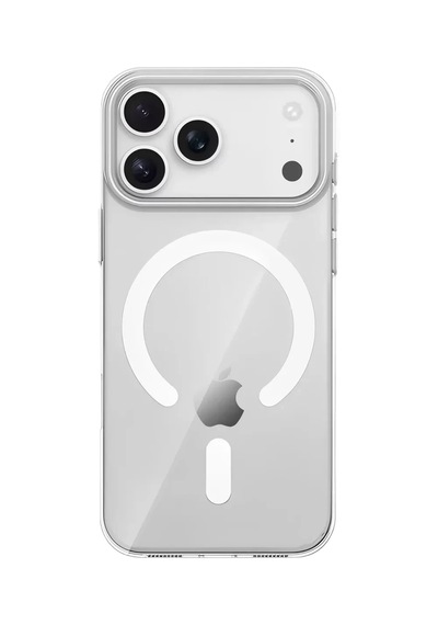 Joko Apple iPhone Uyumlu  17 Pro Max Uyumlu Pc Blank Magsafe Kapak - Şeffaf