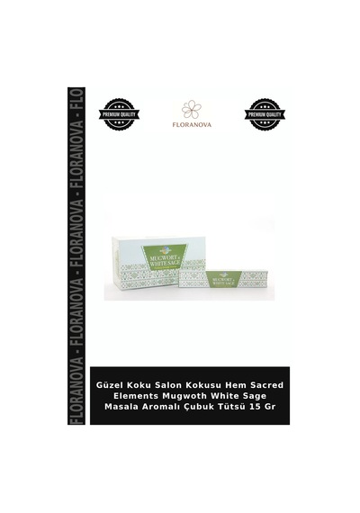 Güzel Koku Salon Kokusu Hem Sacred Elements Mugwoth White Sage Masala Aromalı Çubuk Tütsü 15 Gr