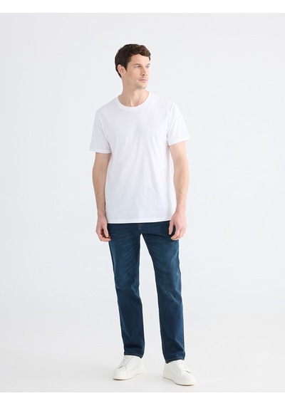 Lcwaıkıkı Classic Beyaz Slim Fit %100 Pamuk Basic Tişört