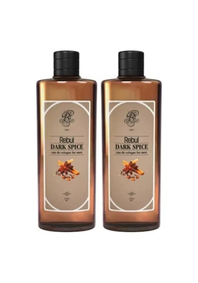 Rebul 80 Derece Dark Spice For Men Kolonya Cam Şişe 2 x 270 ML
