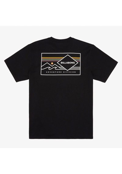 Billabong Range Erkek Siyah Günlük T-shirt - Abyzt02299 Siyah