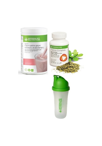 Herbalife Ahududu Beyaz Çikolatalı Shake Thermo Complete Ve Shaker