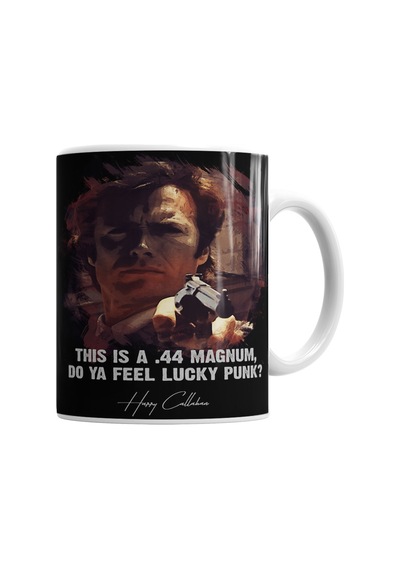 Dirty Harry Do Ya Feel Lucky Punk Kupa Bardak Porselen Karışık
