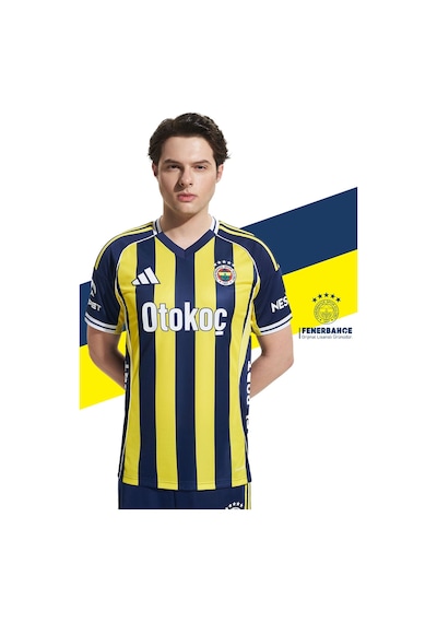 Fenerium Fenerbahçe Lisanslı Kişiye Özel 2025/26 Çubuklu Yeni Sezon Forma Lacivert - Sarı