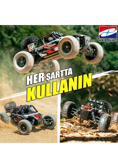 Haıboxıng Rc 1/12 905 Twister 50+ Km/h Sürat 4x4 Uzaktan Kumandalı Rc Model Araba Rtr Elektrikli 4wd Offroad Truck Kırmızı