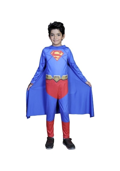 Masho Kids Pelerinli Süperman Kostümü - Süper Adam Kostümü (450271348)