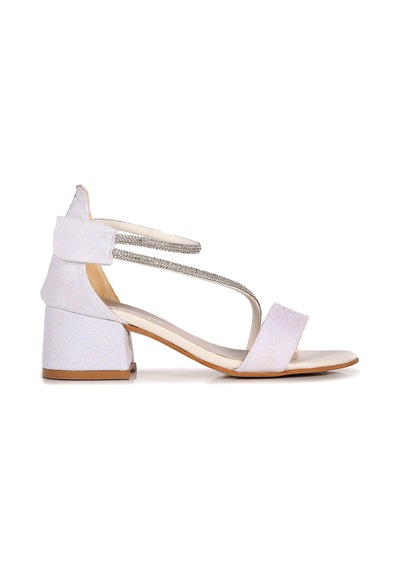 Kiko Kids Pisar Günlük Kız Çocuk 4 Cm Topuklu Sandalet Abiye Ayakkabı Altın
