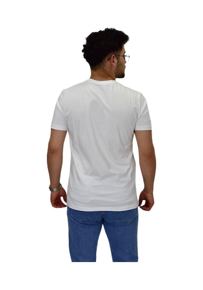 Raymons Erkek Büyük Beden Sıfıryaka Düz Likra Süprem Tişört 4385 Bgl-st04529 Beyaz