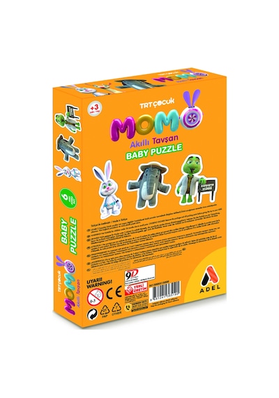 Trt Çocuk Tavşan Momo Baby Puzzle