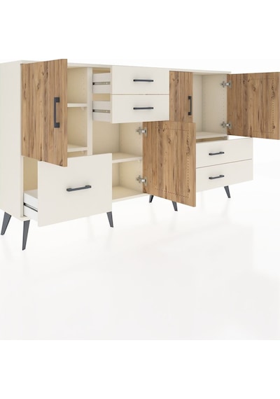 Arges Konsol 4 Raflı 5 Çekmeceli 4 Kapaklı 176x30x99 Aytaşı-çam/aytaşı Atlas Çam/aytası - Aytası Arges Konsol 4 Raflı 5 Çekmeceli 4 Kapaklı 176x30x99 Aytaşı-çam/aytaşı Atlas Çam/aytası - Aytası