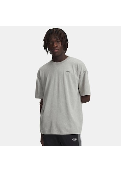 Under Armour M Hw Os Logo Wash Ss Erkek T-shirt 1389147-069 Gri