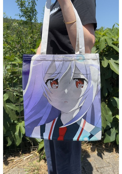 Zipzap Plastic Memories V4 Yazlık Kışlık Çift Taraflı Kanvas Baskı Bez Çanta Anime Çantası
