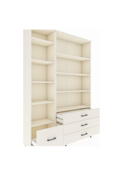 Arges Dolap 9 Raflı 4 Çekmeceli 132x30x195 Aytaşı-aytaşı/aytaşı Aytaşı
