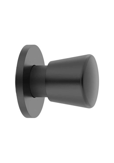 Roca Aqua Stop Valf Yuvarlak Kesme Valfi Mat Siyah A5251685NB