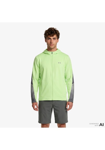 Under Armour Velociti Storm Hooded Erkek Sarı Koşu Ceket 6005900