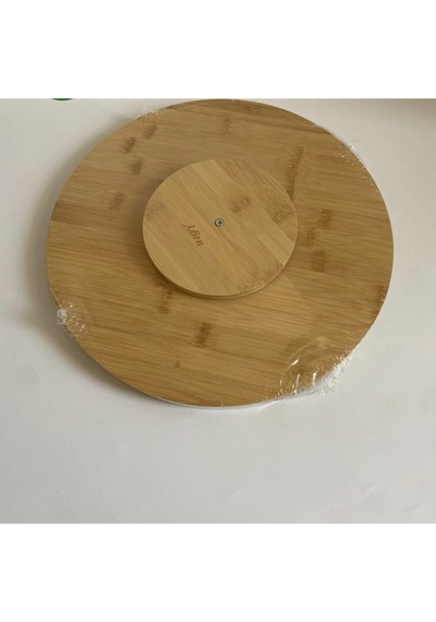Bambu 360 Döner Standlı Servis Ve Sunum Tabağı