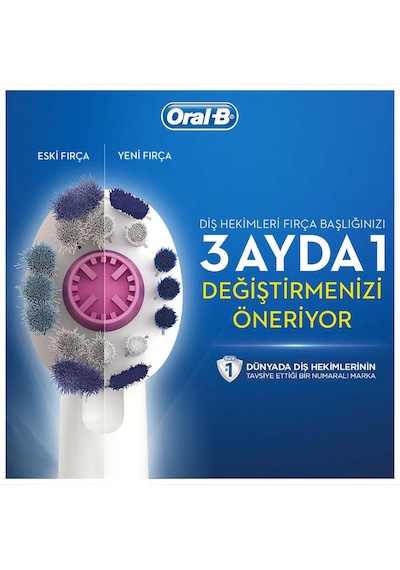 Oral-B Vitality 100 3D White Elektrikli Diş Fırçası Pembe