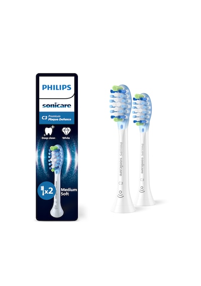 Philips HX9042/87 Sonicare Premium Plak Savunması 2'li Diş Fırçası Başlığı
