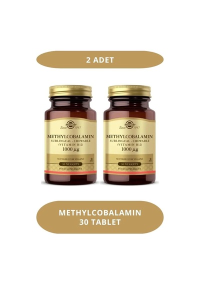 Solgar Methylcobalamin 1000 Mcg 30 Tablet 2 Adet 2'li