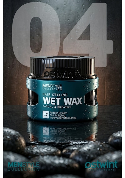 Ostwint Profesyonel Saç Şekillendirici Wet Wax No04 150 ML