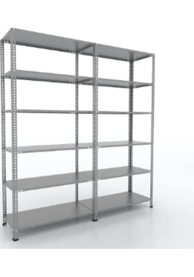 Mekoraf Mekoraf 43 X 93 2.5 Metre 6 Katlı Duble Raf Sistemi (2 Ünite )