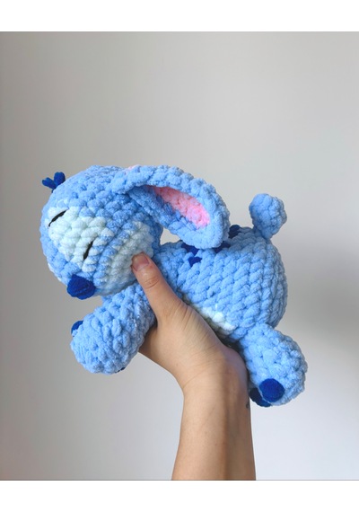 Stitch Peluş Oyuncak Mavi - Pembe