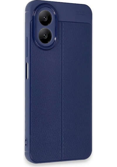 Oppo A38 Kılıf Auto Focus Deri Desen Silikon Kapak