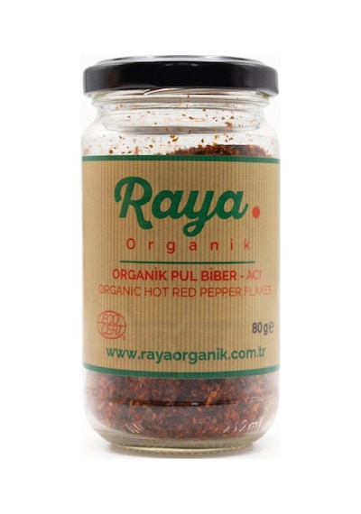 Raya Organik Pul Biber - Acı 80 G
