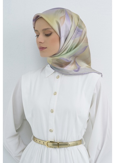 Armine Saf İpek Sura Eşarp-2026 İlkbahar-yaz- 951900d Lila