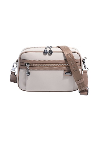 Silver Polo Sp1280 Kadın Çapraz Çanta Düz Bej-latte